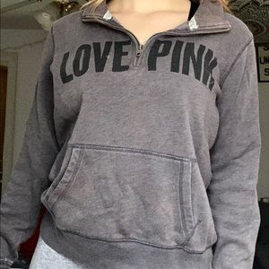 Cozy PINK 3/4 zip up